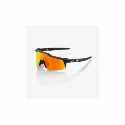 GAFAS 100% SPEEDCRAFT SL SOFT TACT BLACK - HIPER RED MULTILAYER MIRROR LENS