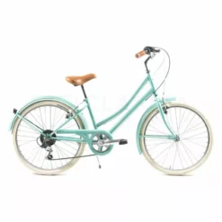 BICICLETA CLASICA DE NIÑOS CAPRI CAROLINA 24″ 6 VELOCIDADES AGUAMARINA 8-12 AÑOS