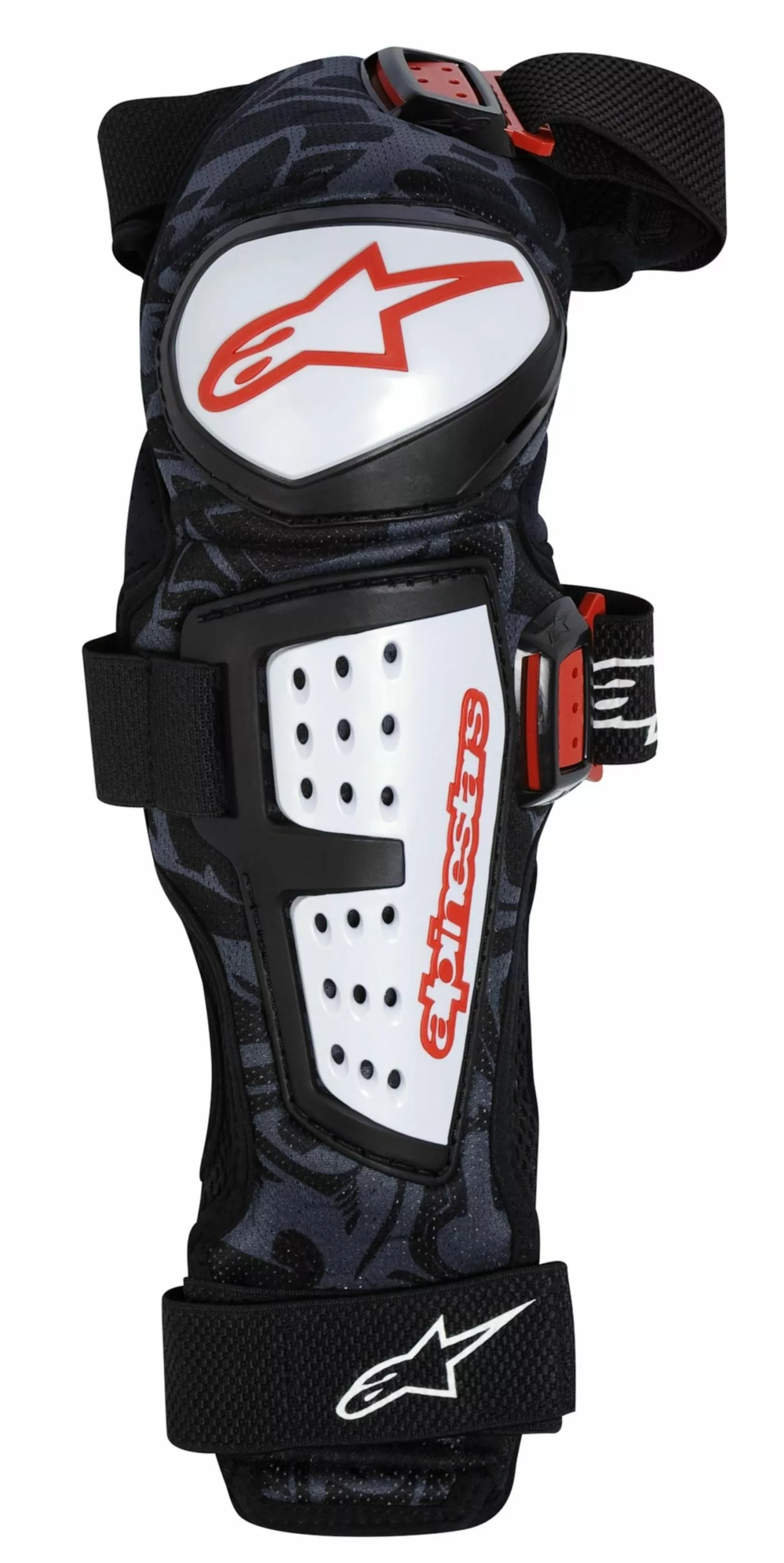 PROTECTOR ALPINESTAR RODILLA/ESPIN NEGRO/ROJO - Imagen 2