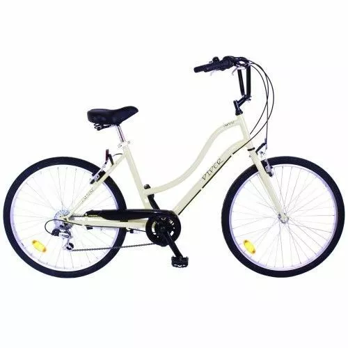 BICICLETA DE PASEO AMAT PIPER 26″ 6 VELOCIDADES BEIGE