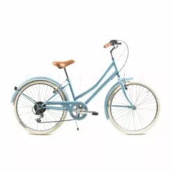 BICICLETA DE PASEO INFANTIL CAPRI CAROLINA 24″ 6 VELOCIDADES AZUL CELESTE 8-12 AÑOS