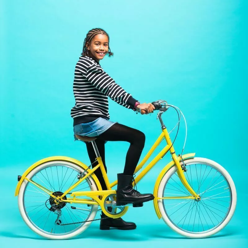 BICICLETA DE PASEO CAPRI CAROLINA 24″ 6 VELOCIDADES LEMON 8-12 AÑOS - Imagen 2