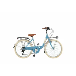 BICICLETA NIÑOS QÜER GIULY 24″ 6 VELOCIDADES AZUL 8-12 AÑOS