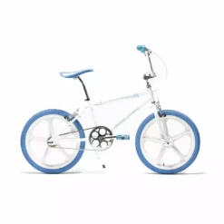 BICICLETA RETRO BMX CAPRI COBRA BLANCA-AZUL