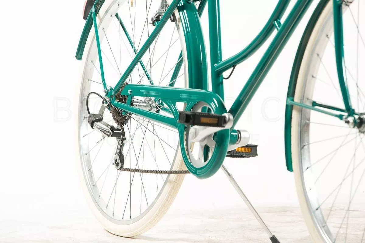 BICICLETA URBANA CAPRI VALENTINA VERDE ESMERALDA 26″ 6 VELOCIDADES - Imagen 5