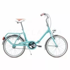 BICICLETA PLEGABLE BAMBINA AGUAMARINA 20″ 1 VELOCIDAD