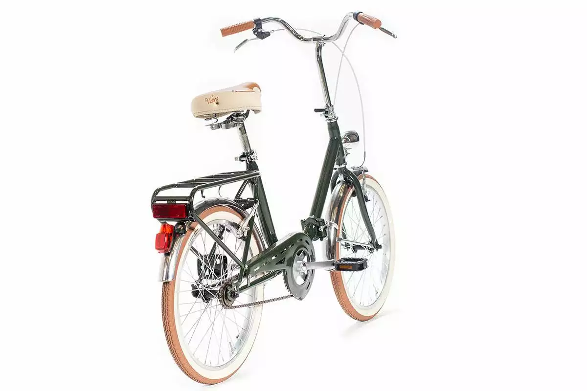 BICICLETA PLEGABLE BAMBINA VERDE KAMO - Imagen 5