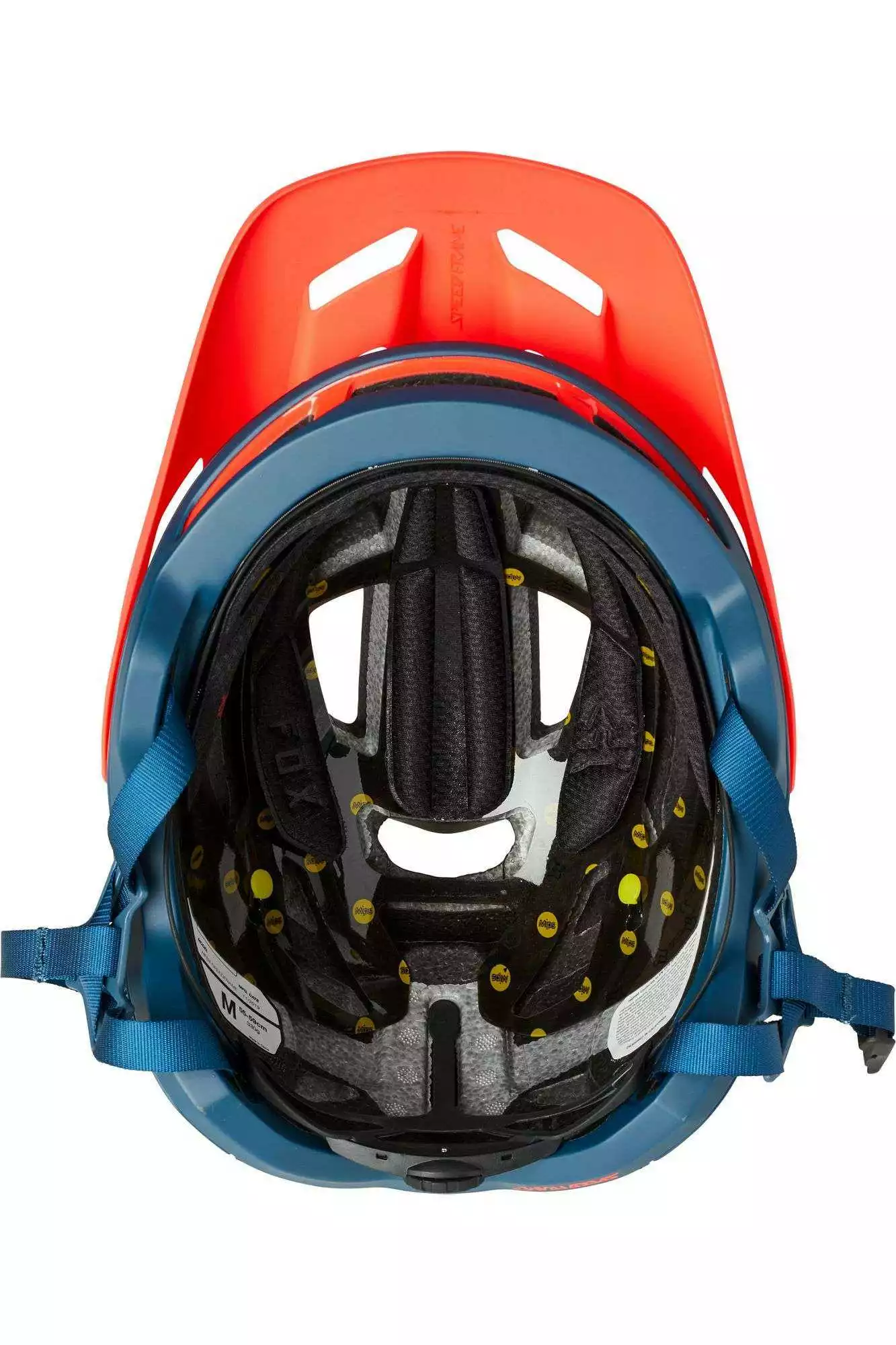 CASCO BICI FOX SPEEDFRAME PRO AZUL/NARANJA - Imagen 4