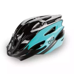 CASCO BICI GES ROCKET CELESTE/NEGRO