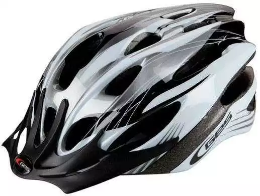 NHG Casco Bici Ges Rocket Titanio/blanco/negro