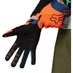 GUANTES BICI LARGO FOX DEFEND NARANJAS