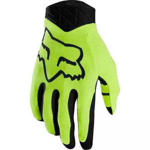 Guantes Bici Largo Fox Flexair Lunar Amarillo Fluor