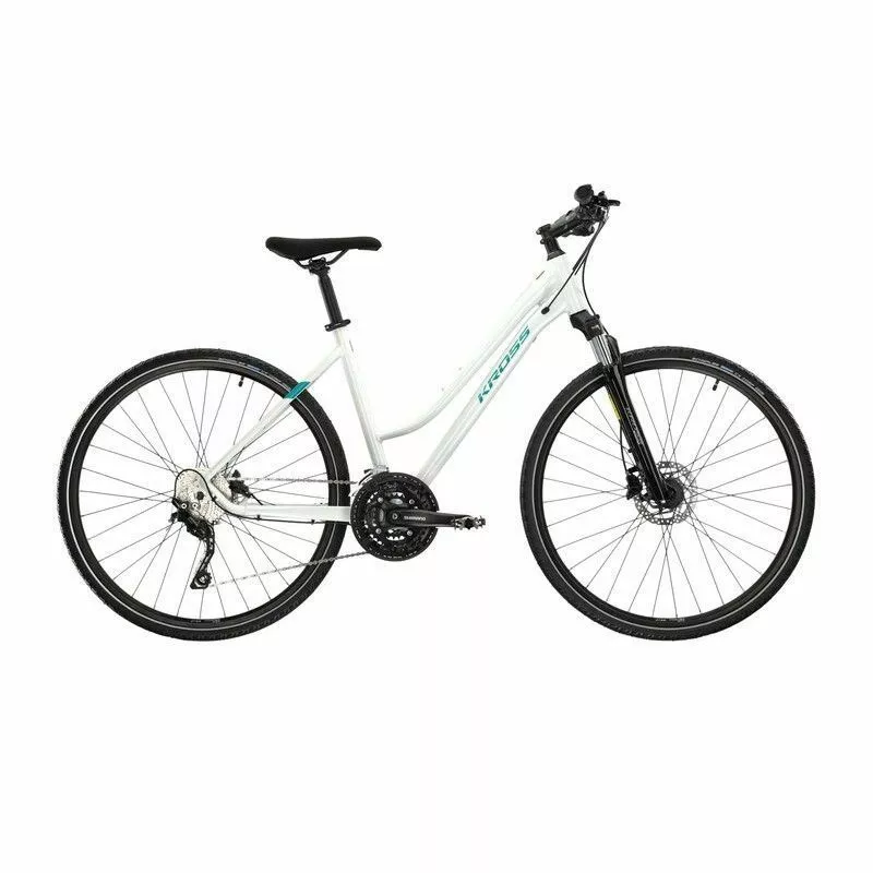 BICICLETA HÍBRIDA KROSS EVADO 7.0 MUJER 28″ 30 VELOCIDADES