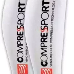 Medias Compressport Blanco