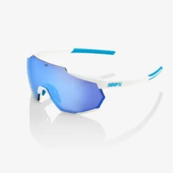 GAFAS 100% RACETRAP MOVISTAR TEAM WHITE HIPER BLUE LENS