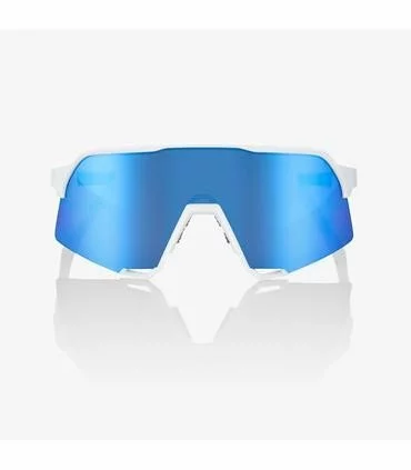 GAFAS 100% S3 MATTE WHITE HIPER BLUE MIRROR LENS - Imagen 2