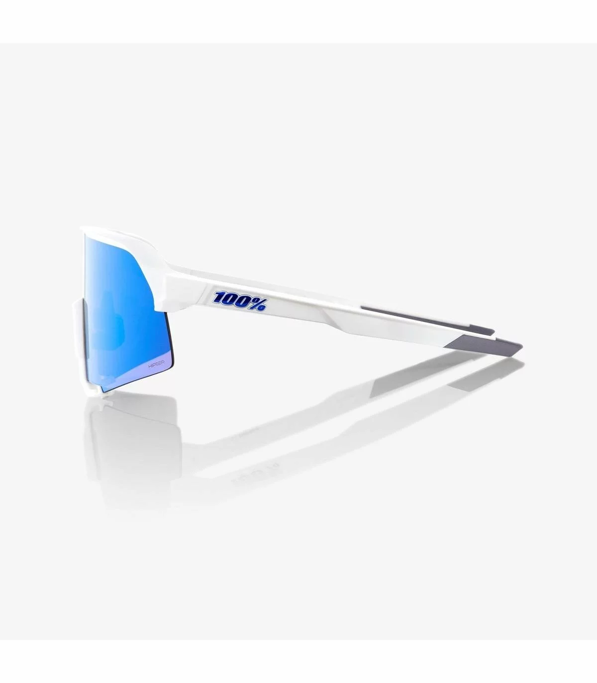 GAFAS 100% S3 MATTE WHITE HIPER BLUE MIRROR LENS - Imagen 3