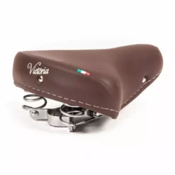 SILLIN DE MUELLES CLÁSICO VICTORIA MARRON OSCURO