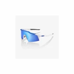 GAFAS 100% SPEEDCRAFT SL MATTE WHITE METALLIC BLUE HIPER BLUE LENS