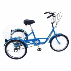 TRICICLO PARA ADULTOS AMAT 20″ 5 VELOCIDADES AZUL